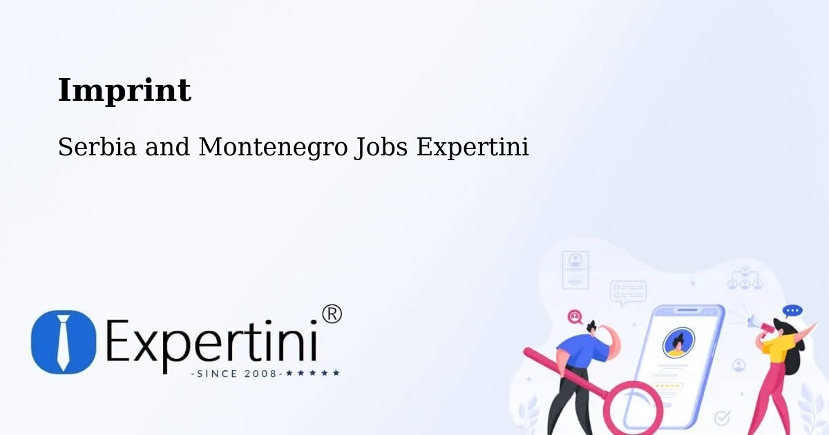 Imprint – Chapais - Serbia and Montenegro Jobs Expertini